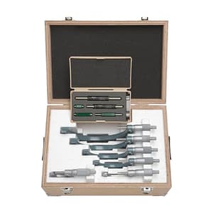 Mitutoyo 0 - 150 mm Outside Micrometer Set (Pack of 6 Pcs), 103-913-50