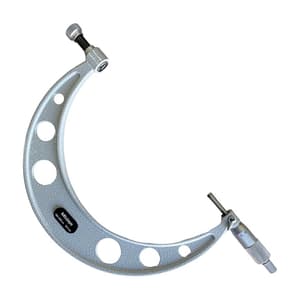 Mitutoyo 100 - 200 mm Interchangeable Anvil Outside Micrometer, 104-140A