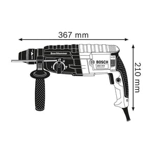 Bosch 790W Professional Rotary Hammer with SDS Plus, GBH 2-24DRE