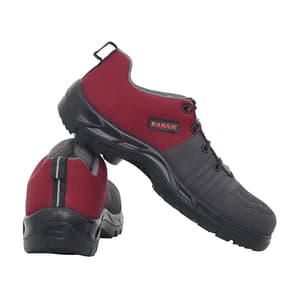 Karam Flytex Upper Safety Shoe - Fibre Toe (Red & Black), FS215FN