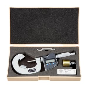 Mitutoyo 25 - 40 mm Digital V-Anvil Micrometer without Groove (3 Flute), 314-253-30