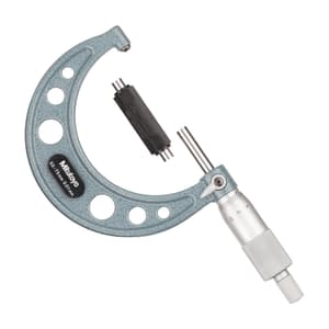 Mitutoyo 75 - 100 mm Spherical Anvil Tube Micrometer (Type E), 115-118