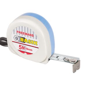 Freemans 3Mtr x 16mm Basik Steel Tape With Belt Clip, BKC316