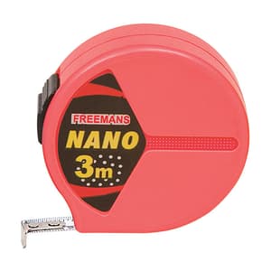 Freemans 3Mtr x 13mm Nano Steel Tape With Lock, NNL313