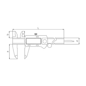 Ozar 200 mm / 8 Inch Digital Caliper, ACD-9367