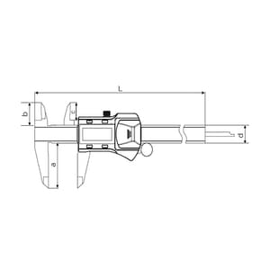 Ozar 150 mm / 6 Inch Digital Caliper (IP67), ACD-9361