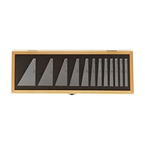 Yuzuki 12 Pcs Angle Slip Gauge Set (Grade 0), ASGS12