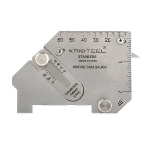 Kristeel 0 - 60 mm / 0 - 60° Bridge Cam Type Welding Gauge, BCWG