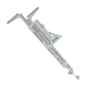 Kristeel 0 - 45 mm Welding Gauge (Hi-Lo), HLWG