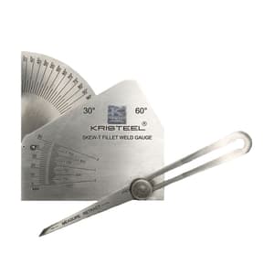 Kristeel 0 - 50 mm / 30 - 90° Angle Skew T Fillet Weld Gauge, STFWG