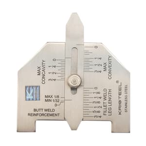 Kristeel 0 - 3/4 Inch Automatic Welding Gauge, AUWG