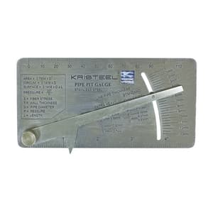 Kristeel 0 - 13 mm Pipe Pit Welding Gauge, PPG