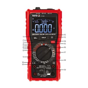 Yato True Rms Digital MultiMeter, YT-73097