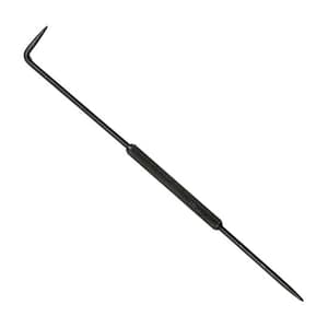 Kristeel 250 mm / 10 inch L Shaped Blackodised Scriber (Pointed Tip Straight & Angled With Knurled Handle), 3804