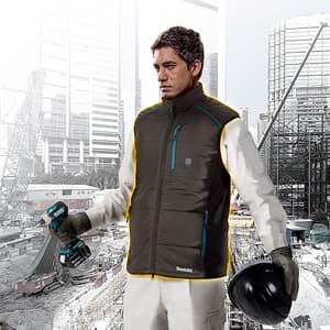 Makita 18V / 14.4V LXT Li-Ion Heated Vest (Extra Large), DCV202YXL