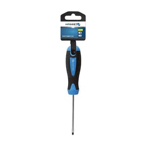 Hogert 75 mm (Blade Length) x 3 mm (Blade Dia) Slotted Screwdriver, HT1S001