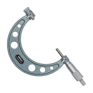 Mitutoyo 75 - 100 mm Interchangeable Anvil Screw Thread Micrometer (Spindle Tip Type), 126-128