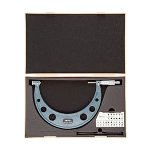 Mitutoyo 150 - 175 mm Interchangeable Anvil Screw Thread Micrometer (Spindle Tip Type), 126-131