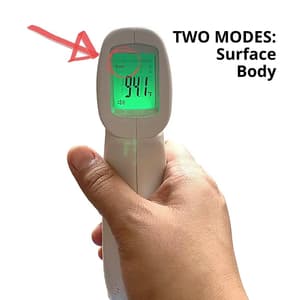 Metravi 32°C - 43°C Non-Contact Infrared Body Thermometer, FIR-2