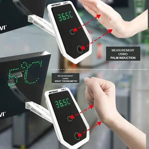 Metravi -10°C - 100°C Non-Contact Infrared Body / Palm Thermometer, PIR-I