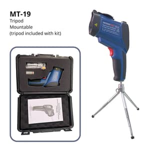 Metravi -50°C to 2200°C Temperature Range Non-contact Infrared Thermometer With Bluetooth Wireless Connectivity, MT-19