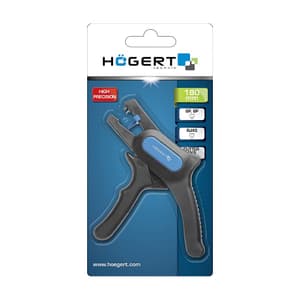 Hogert 7 inch / 180 mm Automatic Wire Stripper Plier, HT1P187