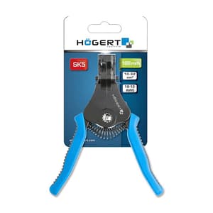 Hogert 6.5 inch / 168 mm Automatic Lateral Wire Stripper Plier, HT1P188