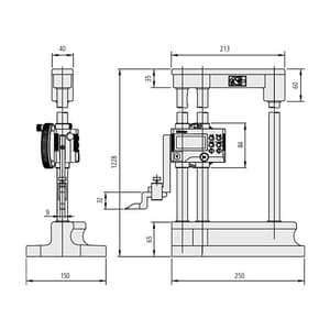 Mitutoyo 1000 mm / 40 inch Double Column Digital Height Gauge, 192-633-10