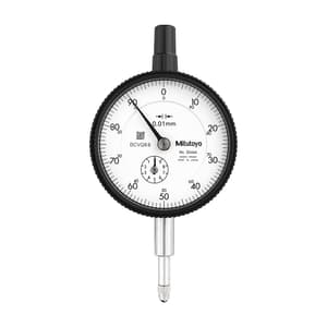 Mitutoyo 0 - 10 mm Standard Type Dial Indicator (Lug Back), 2046 A