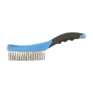 Hogert 260 mm Inox Wire Brush with Plastic Handle, HT3B630