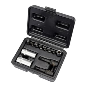 Yato 12 Pcs 1/4 Inch Sq. Drive Air Conditioning Socket Set, YT-12007