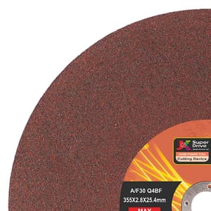 JK 355 x 2.8 x 25.4 mm Red Flat Cutting Disc For Metal, SD9060316