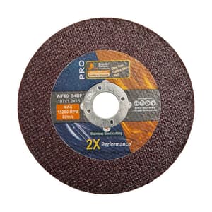 JK 107 x 1.2 x 16 mm Ultrathin Red Cutting Disc (Pack of 25 Pcs), SD9060286