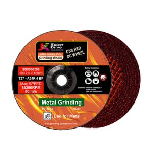 JK 100 x 4 x 16 mm Red D.C Grinding Wheels, SD9060299