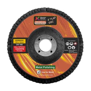 JK 100 mm x 16 mm /  80 Grit Flap Discs, SD9060294