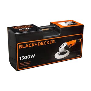 Black+Decker 180mm 1300W Buffing / Car Polisher With Kit Tool Box, WP1500K-B1