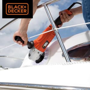 Black+Decker 180mm 1300W Buffing / Car Polisher With Kit Tool Box, WP1500K-B1