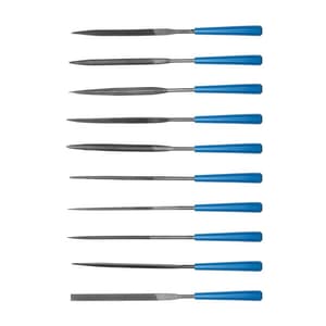 Hogert 140 mm Needle File Set (Pack Of 10 Pcs), HT3B809
