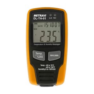 Metravi -40°C - 70°C Digital Temperature & Humidity Data Logger, DL-TH-01