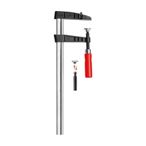 Bessey 800 mm Heavy-Duty Malleable Cast Iron Screw Clamp with Wooden Handle, TGK80