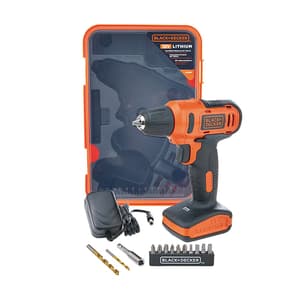 Black+Decker 12V / 10mm Li-ion Cordless Variable Speed Reversible Drill/Driver, LD12SP-IN