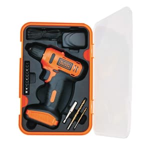 Black+Decker 12V / 10mm Li-ion Cordless Variable Speed Reversible Drill/Driver, LD12SP-IN
