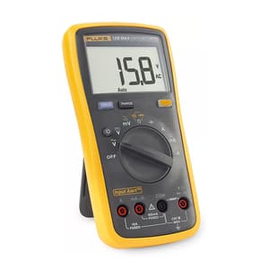 Fluke 15B Max Kit 6000 Counts / 600V Economical Digital Multimeter With TL75 & TL31 Extra-Slim Test Leads