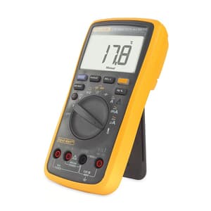 Fluke 17B Max-02 6000 Counts / 600V Digital Multimeter With TL31 Extra-Slim Test Leads