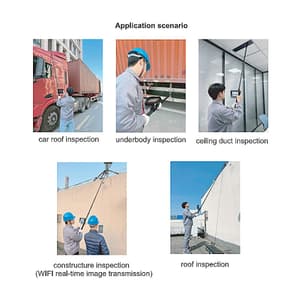 Insize 4K Carbon Fiber Telescopic Pole Videoscope, ISV-CF5