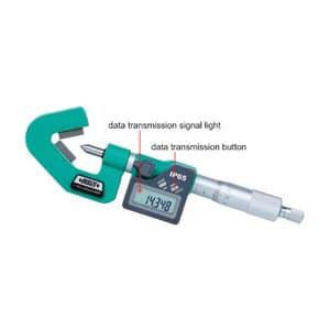 Insize 1 - 15 mm Digital V-Anvil Micrometer (Type A), 3590-153A