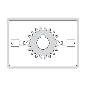 Insize 25 - 50 mm Digital Gear Tooth Micrometer without Ball Tips, 3591-50A