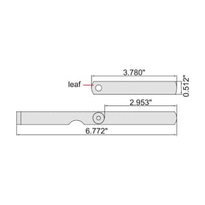 Insize 0.0015 - 0.035 inch Feeler Gauge (32 Blades), 4608-31