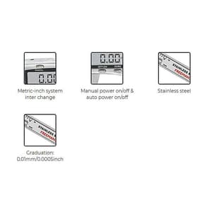 Freemans 200 mm / 8 Inch Stainless Steel Digital Caliper, FDC200 
