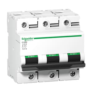 Schneider Electric 125 Amp / 10kA AC Miniature Circuit Breakers - C120N (3 Pole & C Curve), A9N18369